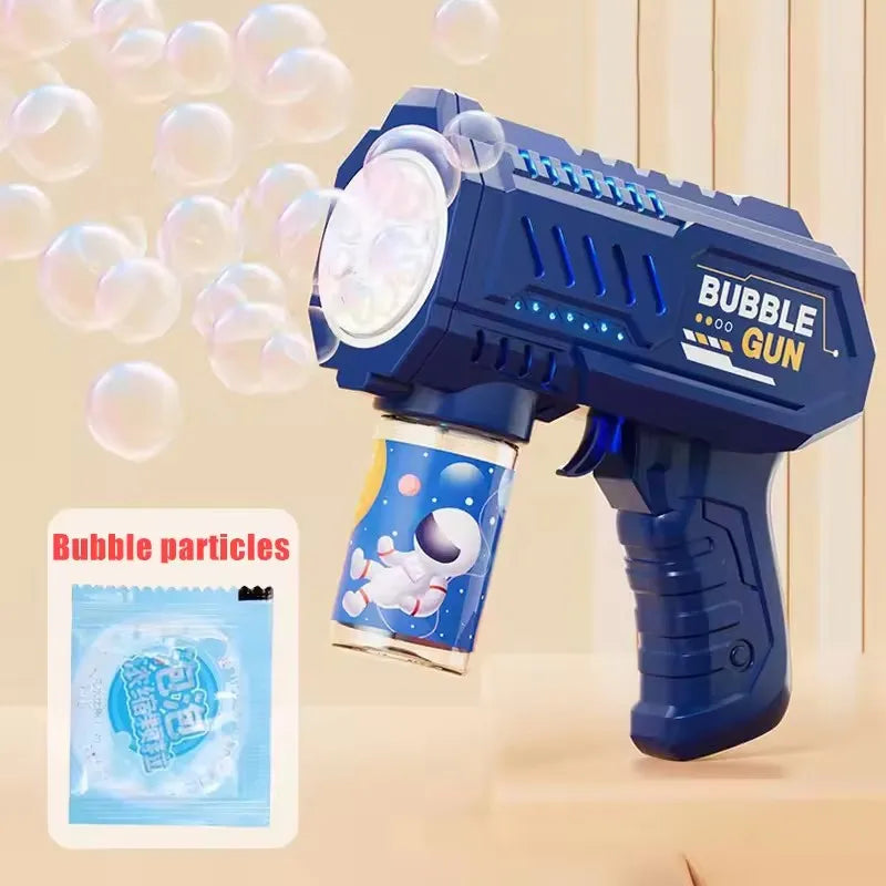 Automatische Seifenblasen-Rakete – Elektrische Seifenblasenmaschine für Kinder ab 3 Jahre