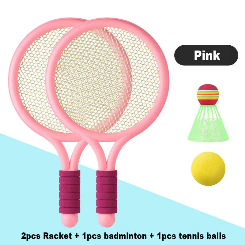 Kinder-Badminton-Set – Outdoor-Sportspielzeug für Kinder von 3 bis 12 Jahren