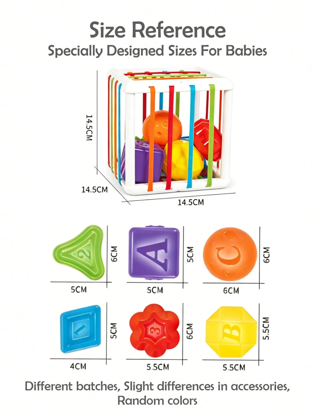 Geometrisches Steckspiel – Lernspielzeug zum Sortieren & Stapeln für Kinder ab 1 Jahr