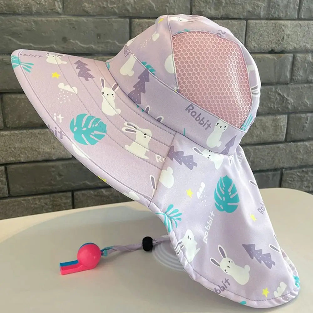 Kinder-Sonnenhut mit Trillerpfeife – Verstellbarer Bucket Hat für Kinder von 3–10 Jahren