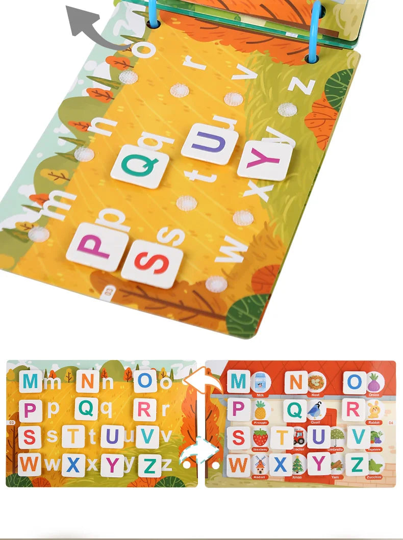Montessori Szenen-Stickerbuch – Wiederverwendbares Lernspielzeug zur Förderung von Kreativität & Motorik ab 3 Jahren