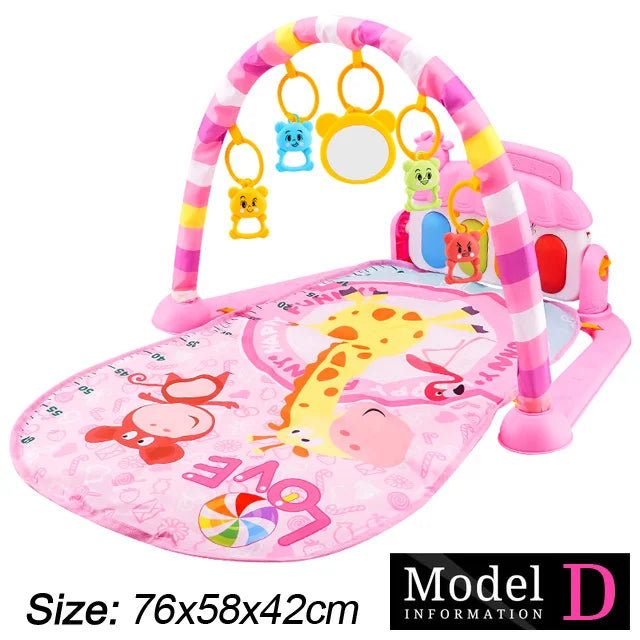 Baby-Spielbogen mit Musik & Piano – Krabbeldecke und Spielmatte ab Geburt