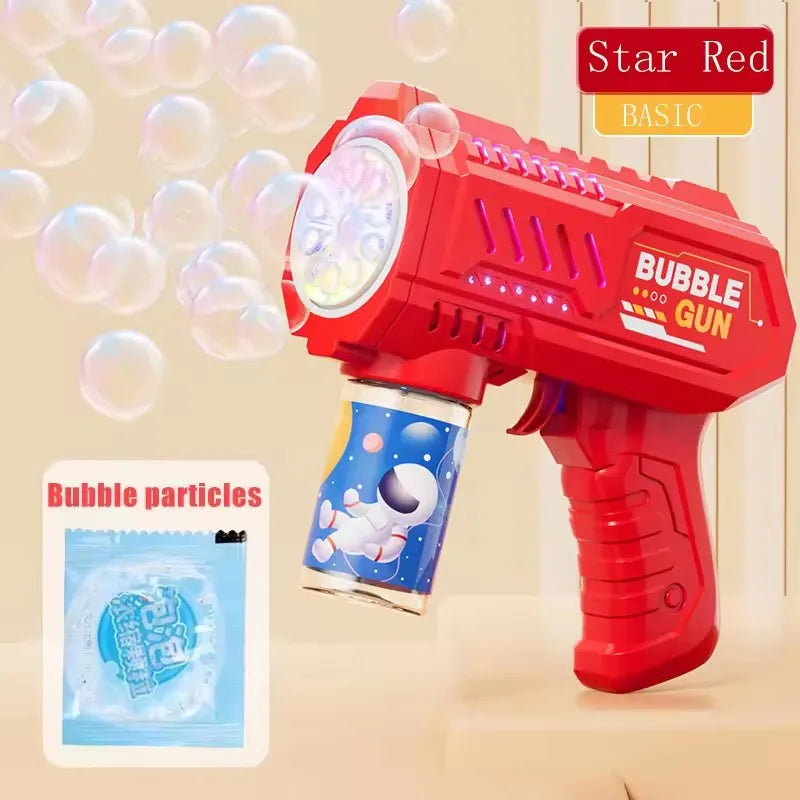 Automatische Seifenblasen-Rakete – Elektrische Seifenblasenmaschine für Kinder ab 3 Jahre
