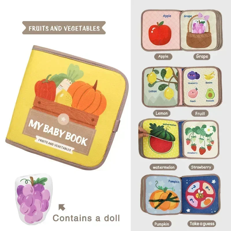 Montessori Busy Book – Lernbuch & Reisespielzeug für Kinder ab 3 Jahren