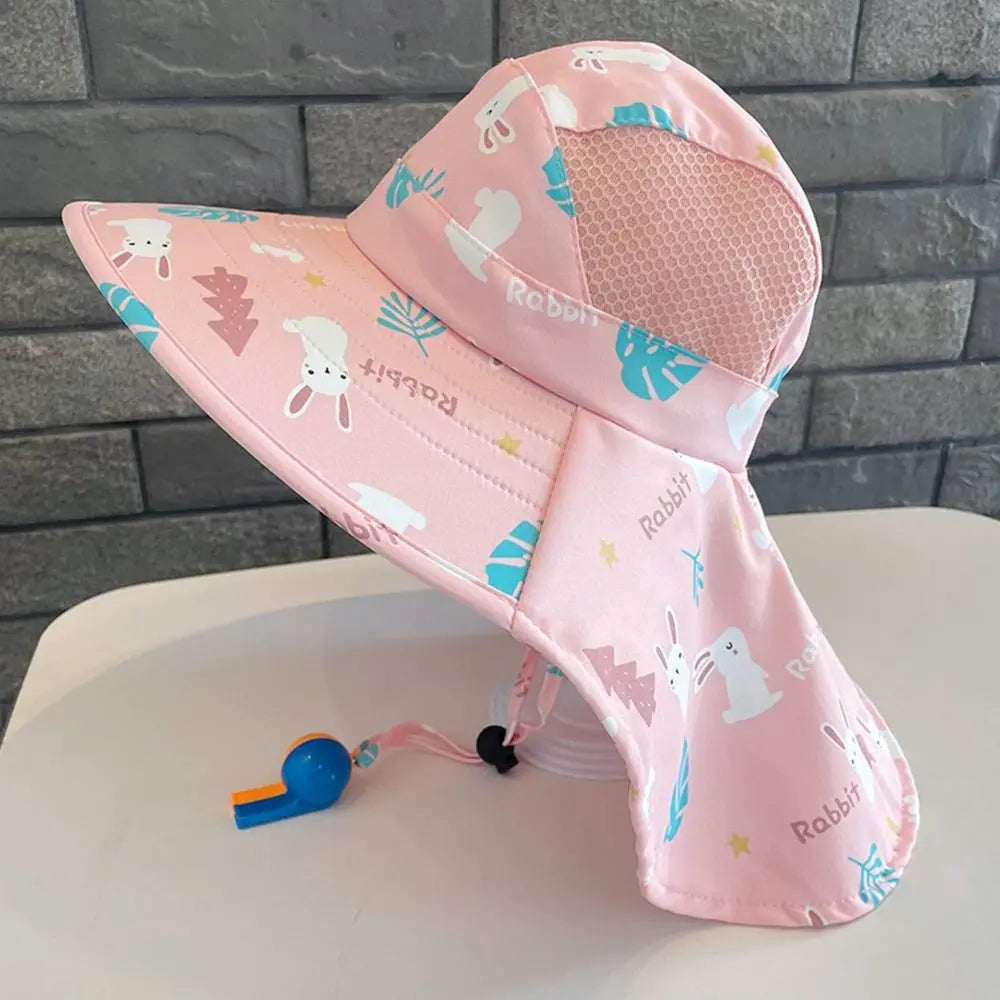 Kinder-Sonnenhut mit Trillerpfeife – Verstellbarer Bucket Hat für Kinder von 3–10 Jahren