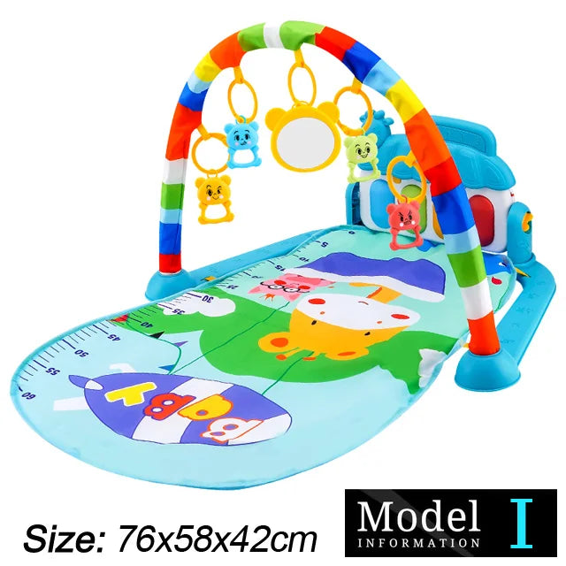Baby-Spielbogen mit Musik & Piano – Krabbeldecke und Spielmatte ab Geburt