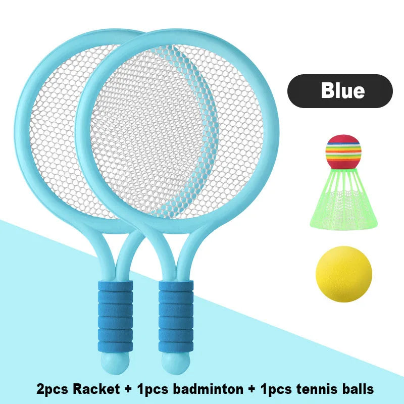 Kinder-Badminton-Set – Outdoor-Sportspielzeug für Kinder von 3 bis 12 Jahren