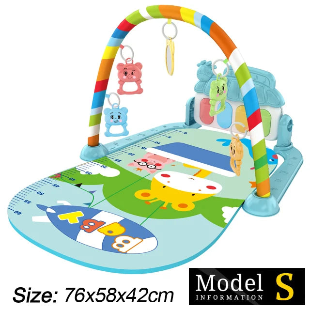 Baby-Spielbogen mit Musik & Piano – Krabbeldecke und Spielmatte ab Geburt