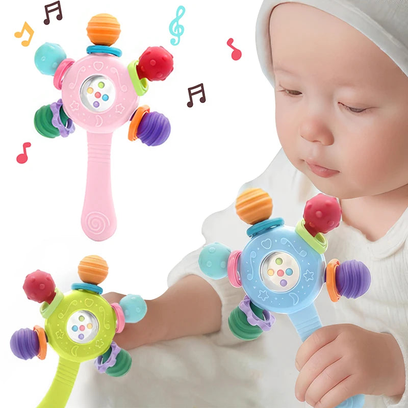 Silikon-Beißring für Babys – Weiche Zahnungshilfe ab Geburt