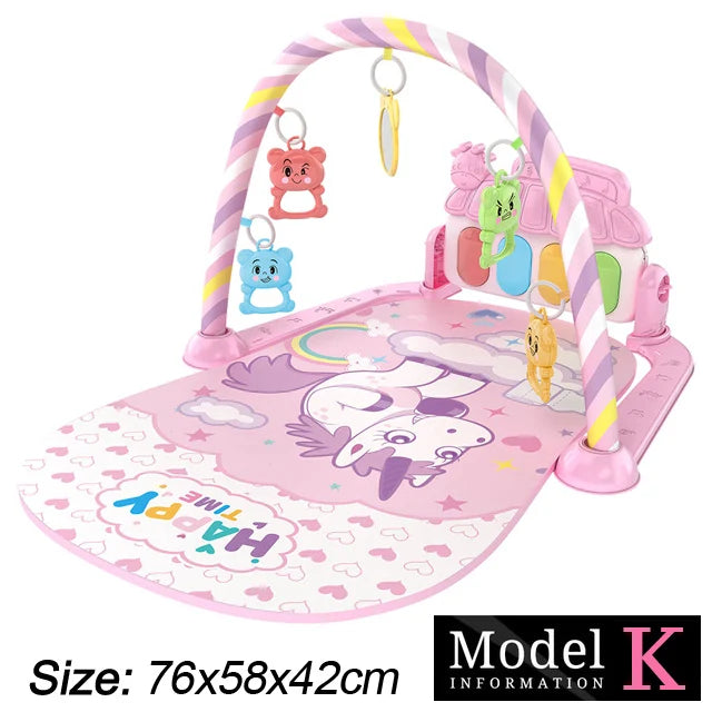 Baby-Spielbogen mit Musik & Piano – Krabbeldecke und Spielmatte ab Geburt