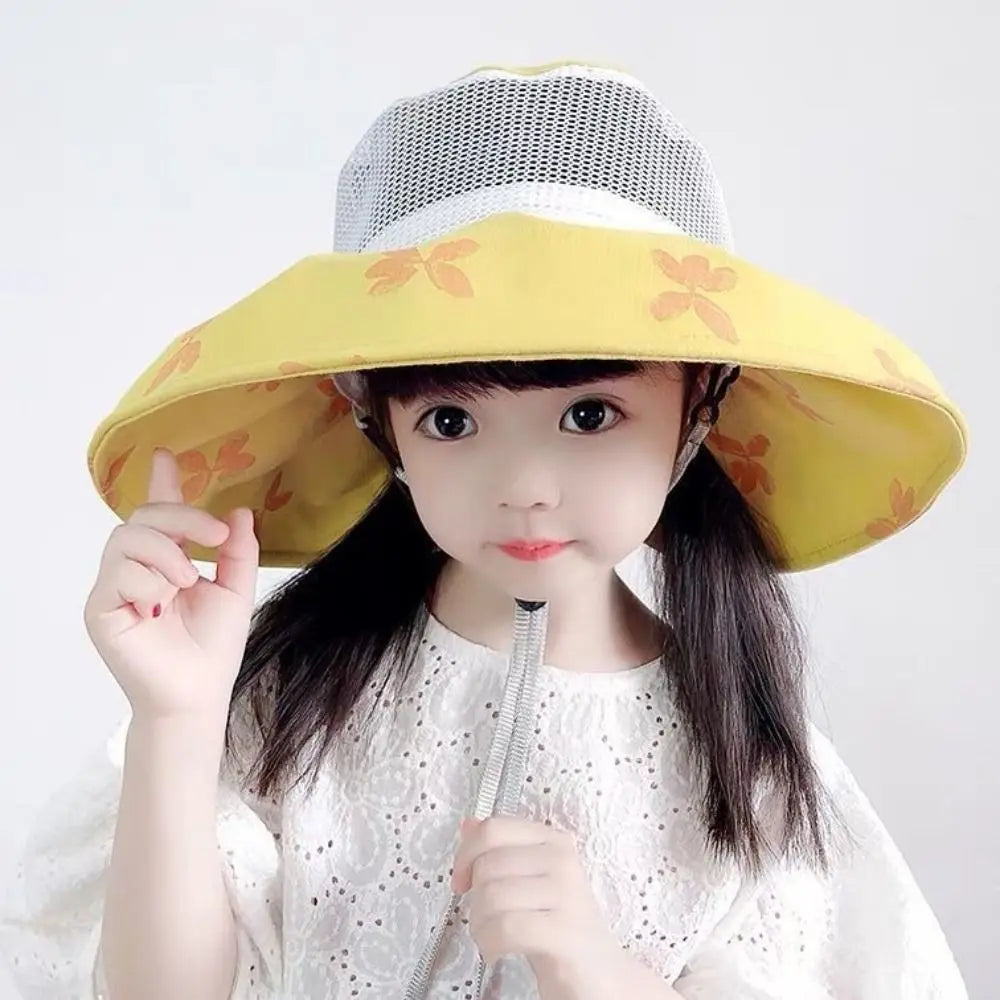 Kinder-Sonnenhut mit Trillerpfeife – Verstellbarer Bucket Hat für Kinder von 3–10 Jahren
