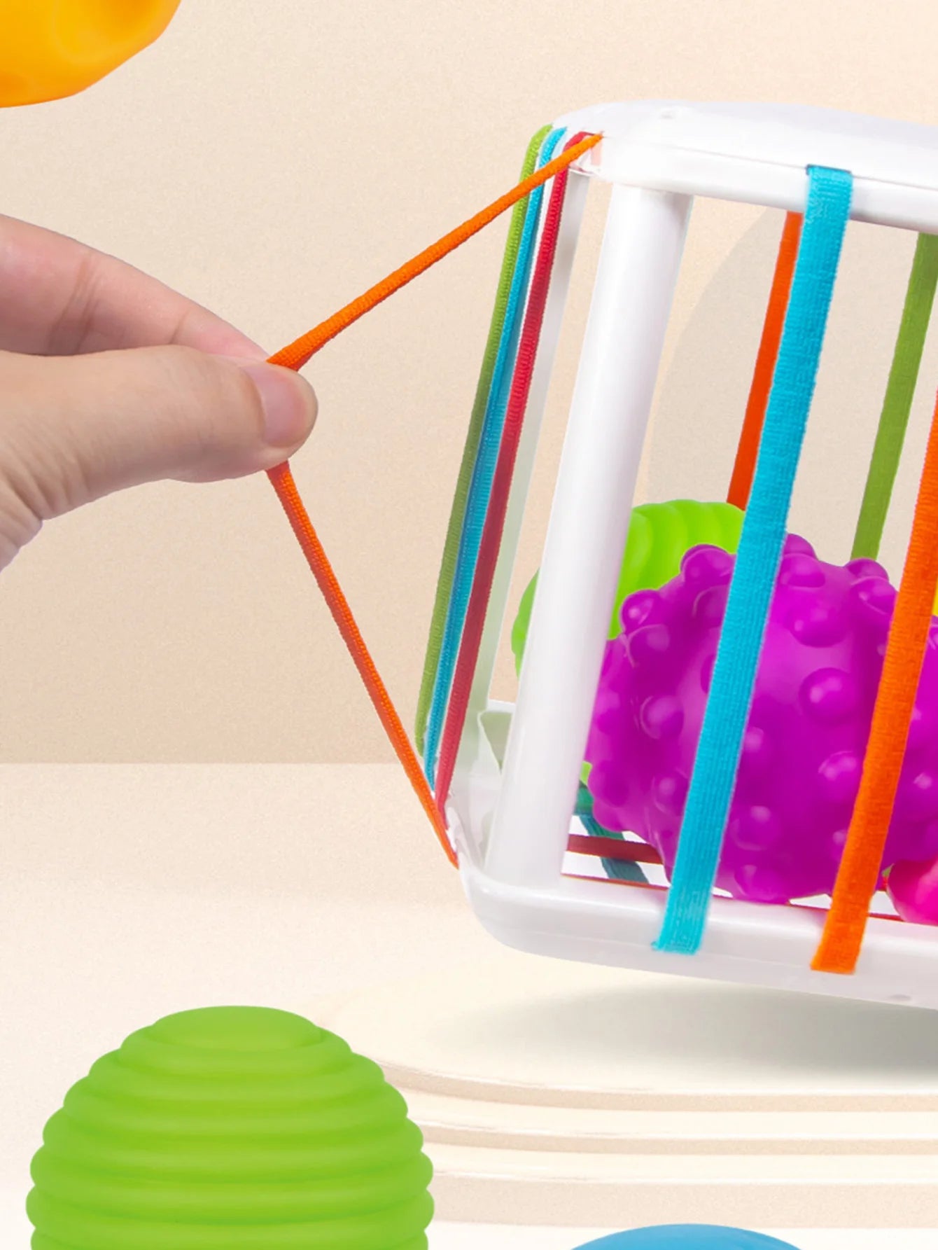 Geometrisches Steckspiel – Lernspielzeug zum Sortieren & Stapeln für Kinder ab 1 Jahr