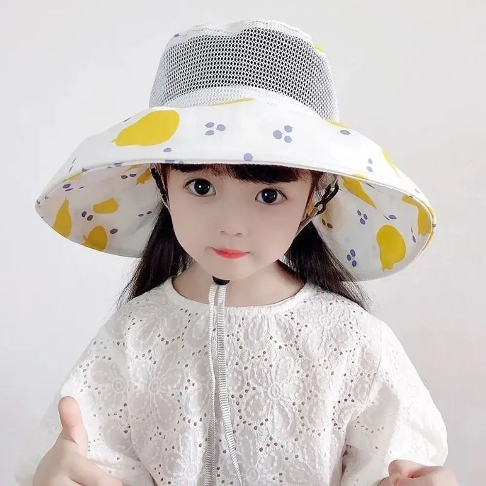 Kinder-Sonnenhut mit Trillerpfeife – Verstellbarer Bucket Hat für Kinder von 3–10 Jahren